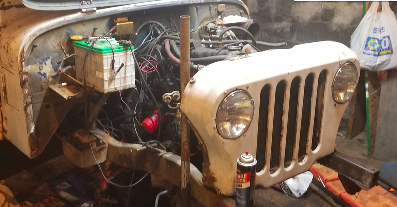 Illustration for article titled A Simple Electrical Issue Has Stopped My $500 Postal Jeep Project in Its Tracks